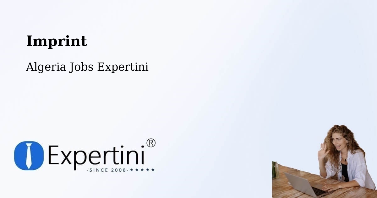 Imprint – Algeria - Algeria Jobs Expertini