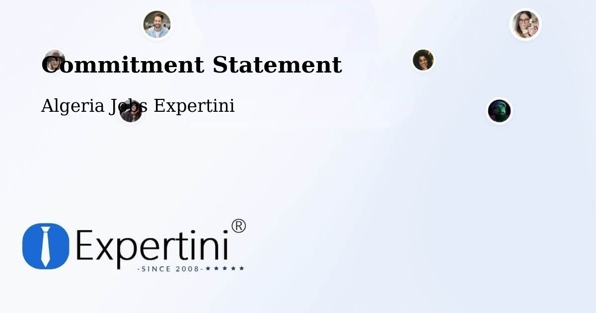 Commitment Statement - Algeria Jobs Expertini