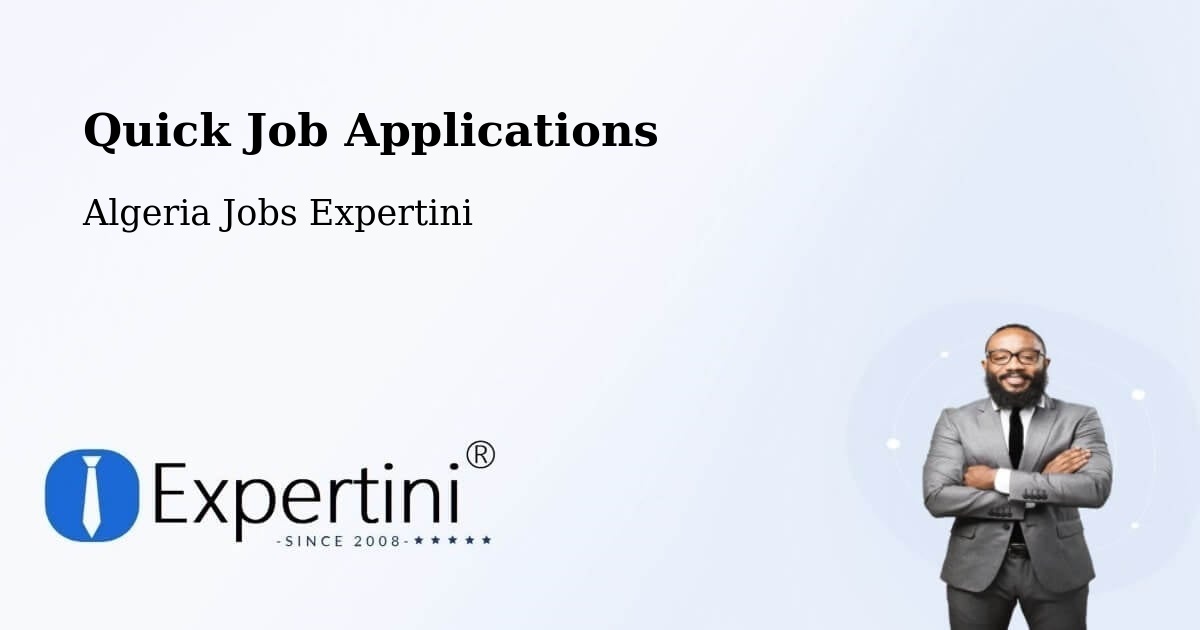 Quick Job Applications - Algeria Jobs Expertini